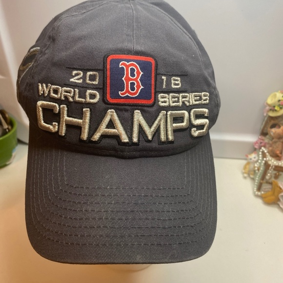 Boston Red Sox 2018 World Series Champs Ball Cap Hat Adjustable Baseball - Picture 1 of 10